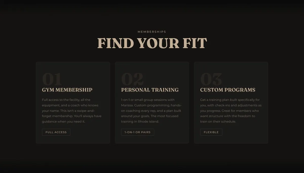 LIFT Lincoln website membership section